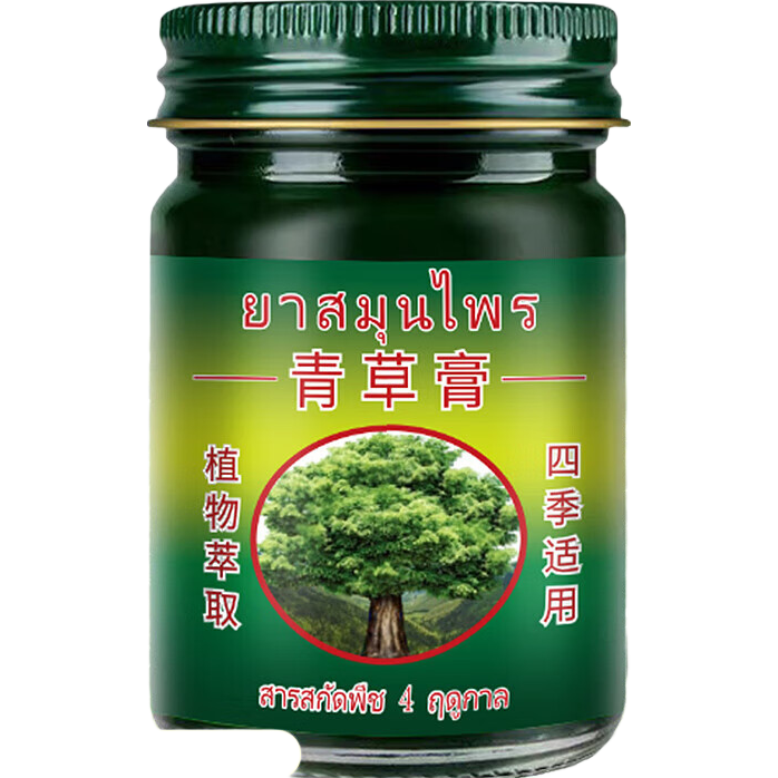 青草膏防蚊虫蚊子叮咬舒缓棒防蚊膏专用薄荷清凉提神清凉油紫草膏 【体验装】青草膏 50g  一瓶装