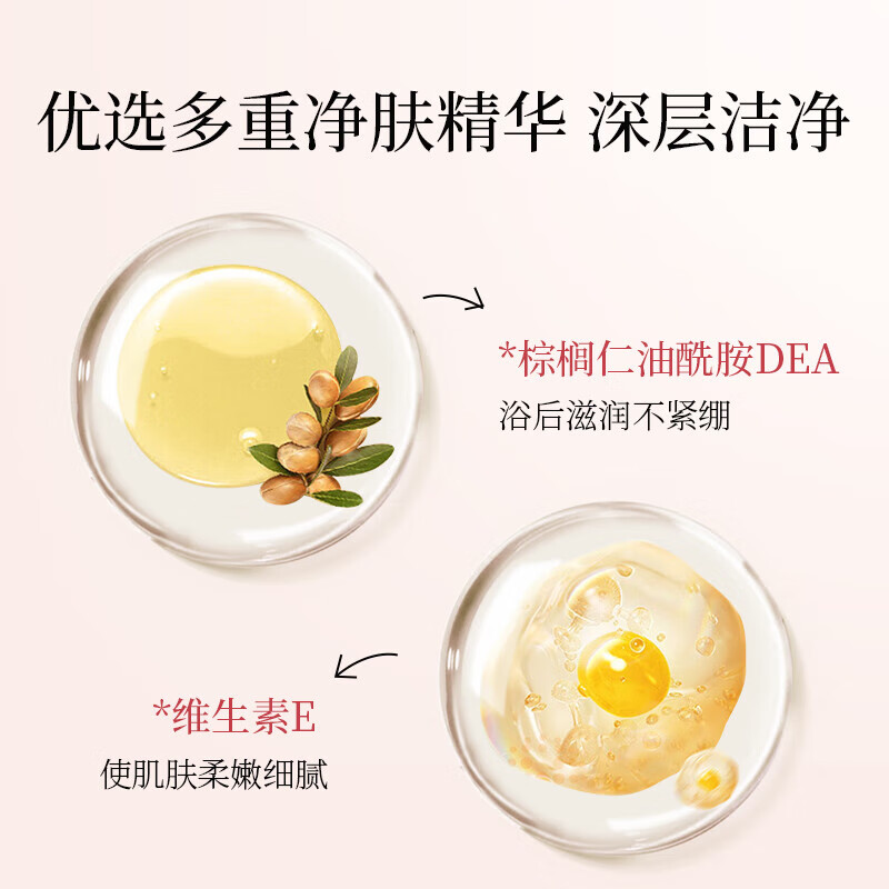 欧贝斯(obeis)花茶凝萃花香洗发露护发乳沐浴露芳香清洁滋润留香大容量家庭装 玉兰花清幽香氛沐浴乳1kg 囤货装