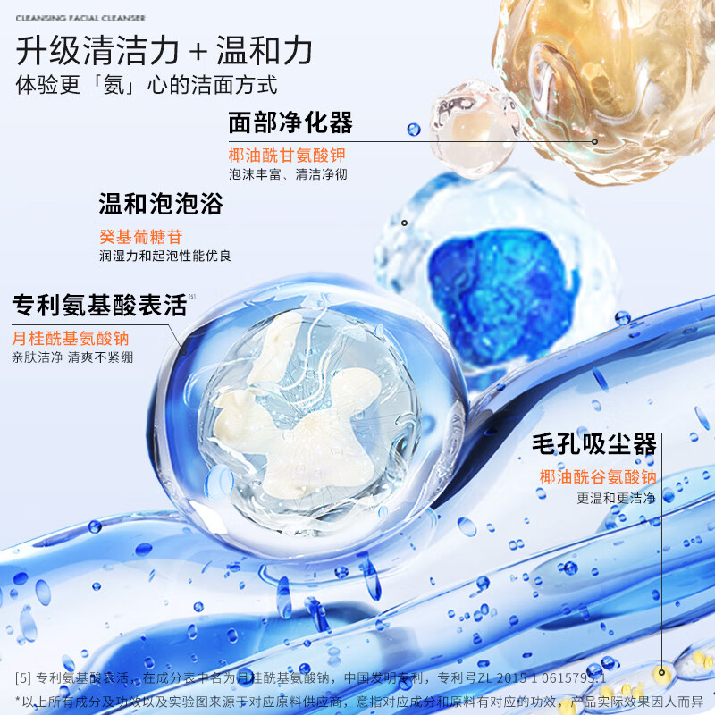 瑷尔博士洁颜蜜双重氨基酸洗面奶温和洁面亲肤保湿护肤品 2.0洁颜蜜120ml