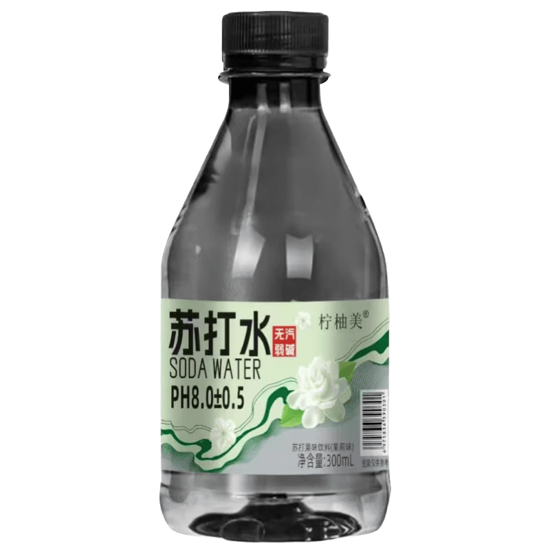 茉莉风味苏打水饮料0脂0糖龙井风味苏打水长寿之乡水源 茉莉风味苏打水 300ml*1瓶