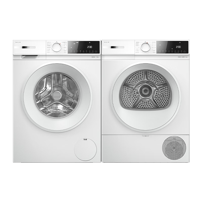 ������BOSCH��4ϵ��Ȼ�� 10KG��Ƶ����ϴ����װ��� ����ȫ�Զ���Ͳϴ�»� ���ܳ��� �ȱú���»� ��������ת WGA254EA2W+WQA252Y00W ϴ����װ 10990Ԫ