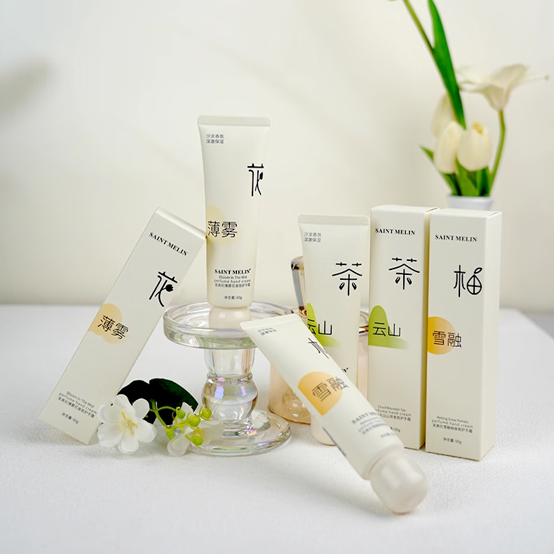 圣美伦(Saint Melin)香氛护手霜自然补水保湿嫩白秋冬清爽花茶柚滋润干裂清香 雪融柚+云山茶+薄雾花【3支钜惠装】