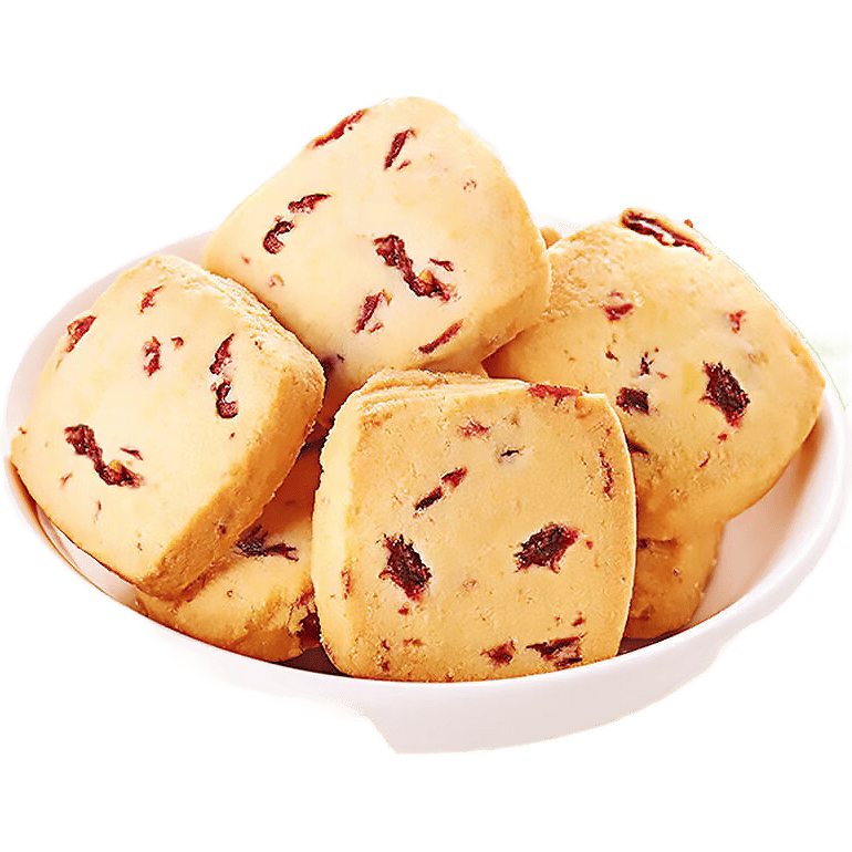蔓越莓曲奇饼干办公室饱腹零食食品网红追剧解馋小零食独立小包装 蔓越莓曲奇饼干 15包*整箱装