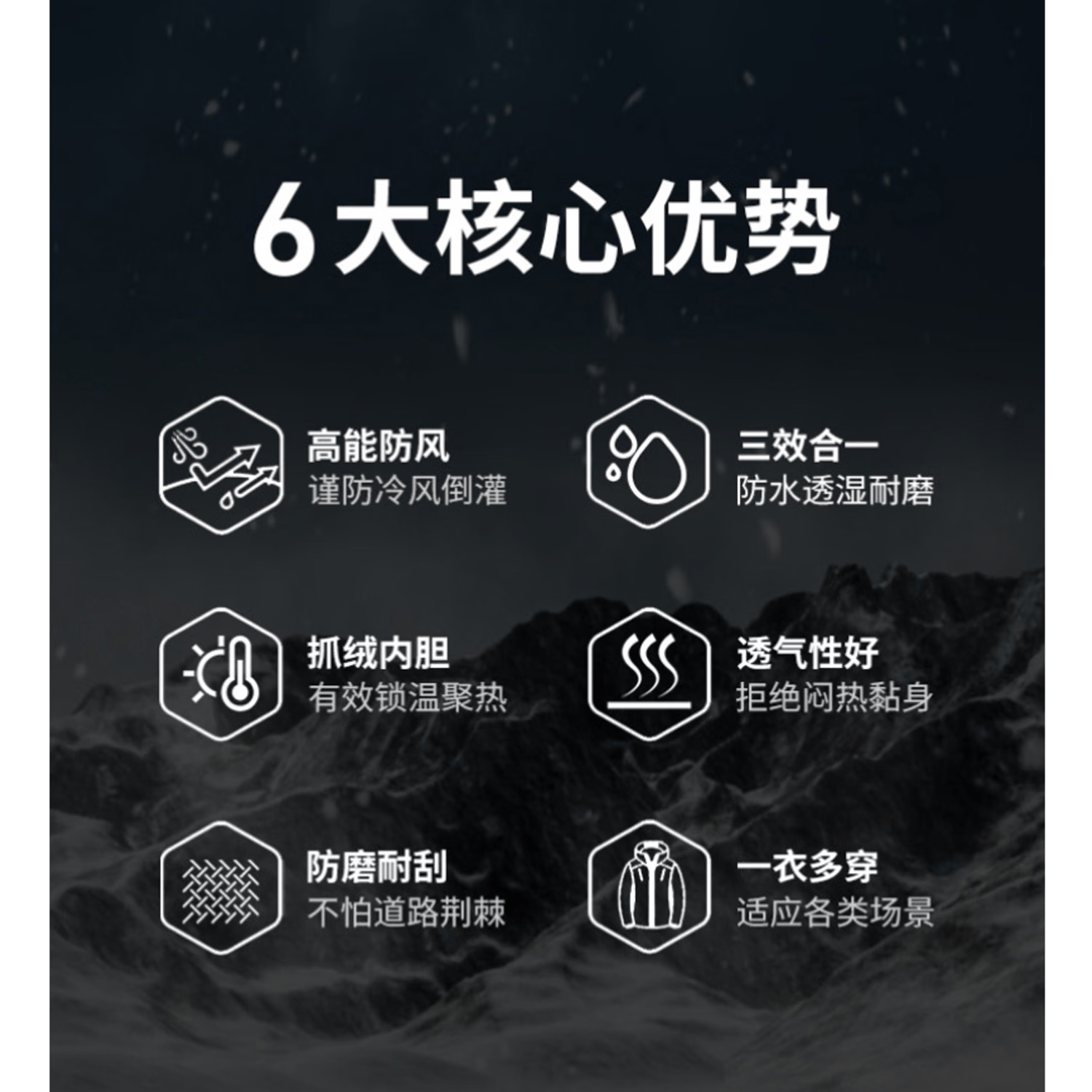 THE URBAN NICE官方品牌户外冲锋衣男秋冬新款软壳三合一夹克男三防水旅游登山服 基础黑 -官方正品 2XL  码【建议155-175斤】