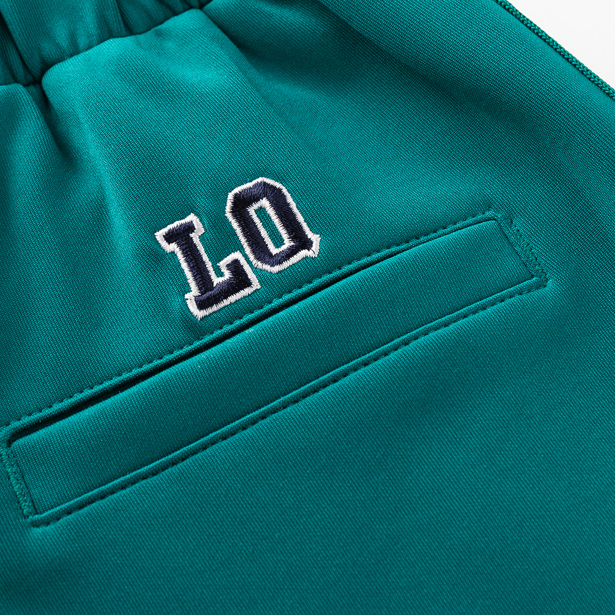 马骑顿针织长裤 蓝绿 135