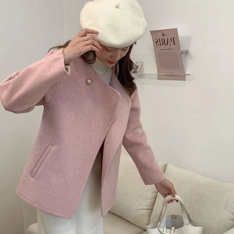 FOURDATRYС���˫�����޴���Ů�̿�Բ�촺���¿�С���Ӷ�����ë������Ů ��ɫ S 289.63Ԫ