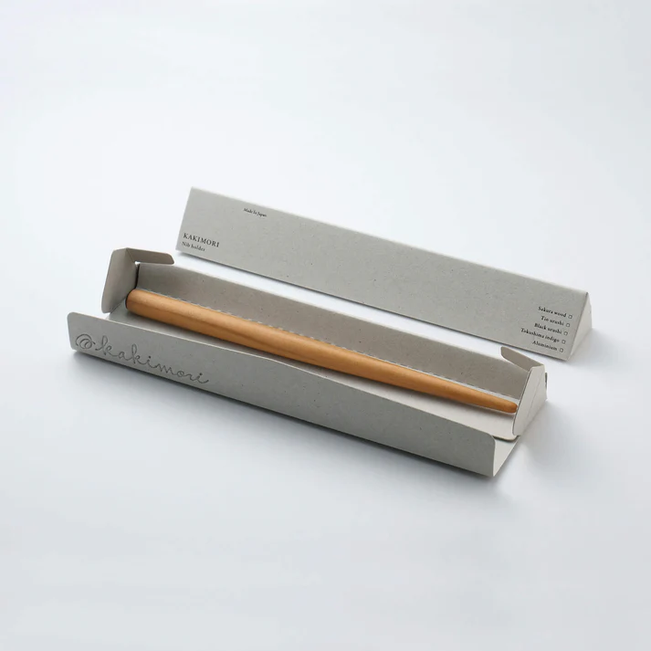 畢加索（pimio）日本kakimori黃銅不銹鋼筆頭藍(lán)染山櫻筆桿高級沾水性筆覆古蘸水筆 Sakura wood 櫻花木筆桿（不含筆尖）