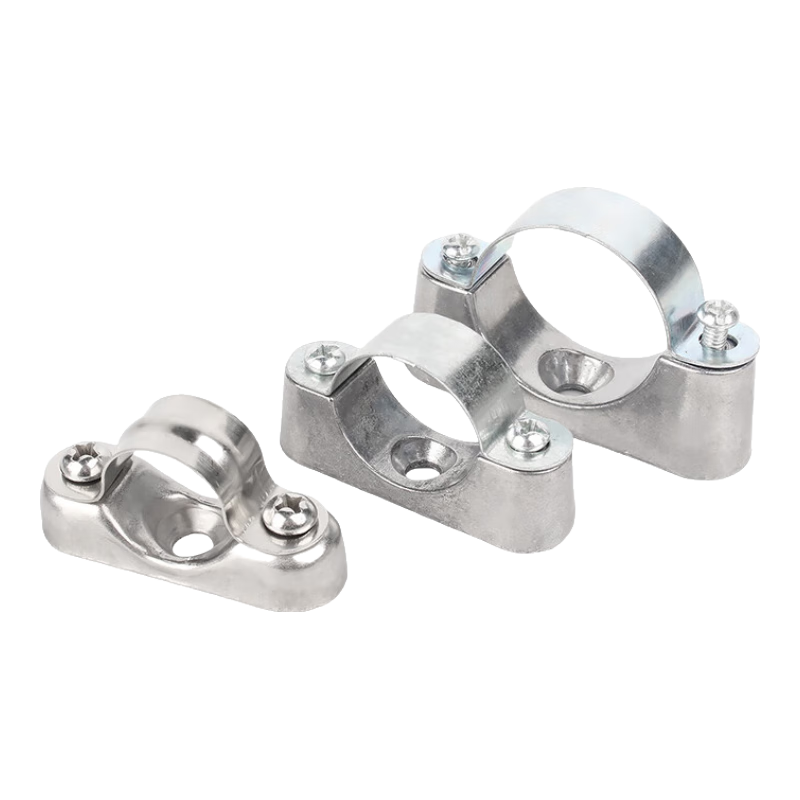 固万基304不锈钢离墙码元宝卡马鞍卡管卡管夹支架固定骑马卡20-25-32mm 整体304材质管径25-27mm【2个】