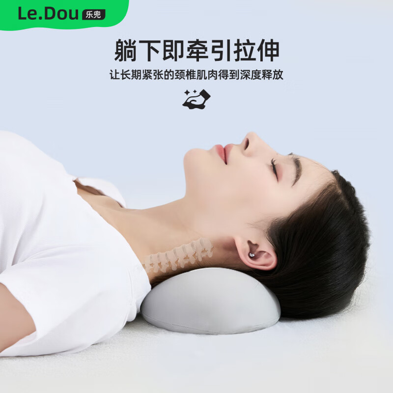 躺椅专用头枕靠枕午休椅豪华午睡椅枕头折叠躺椅靠椅腰靠垫可固定 小腰靠-有绑带深灰色腰突专