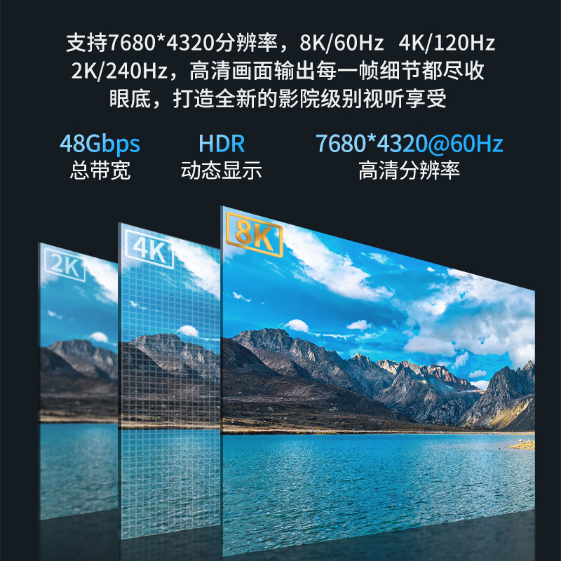 广昌兴（G.C.X） 光纤HDMI线2.0版4K发烧级高清穿管线适用于笔记本电脑电视投影仪家庭影院视频线工程装修连接线 2.1版-8K光纤线 25米