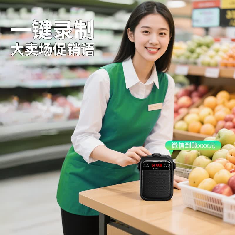 十度S91音响户外便携式手提广场舞K歌大功率蓝牙音箱无线扩音器带无线话筒 蓝牙版