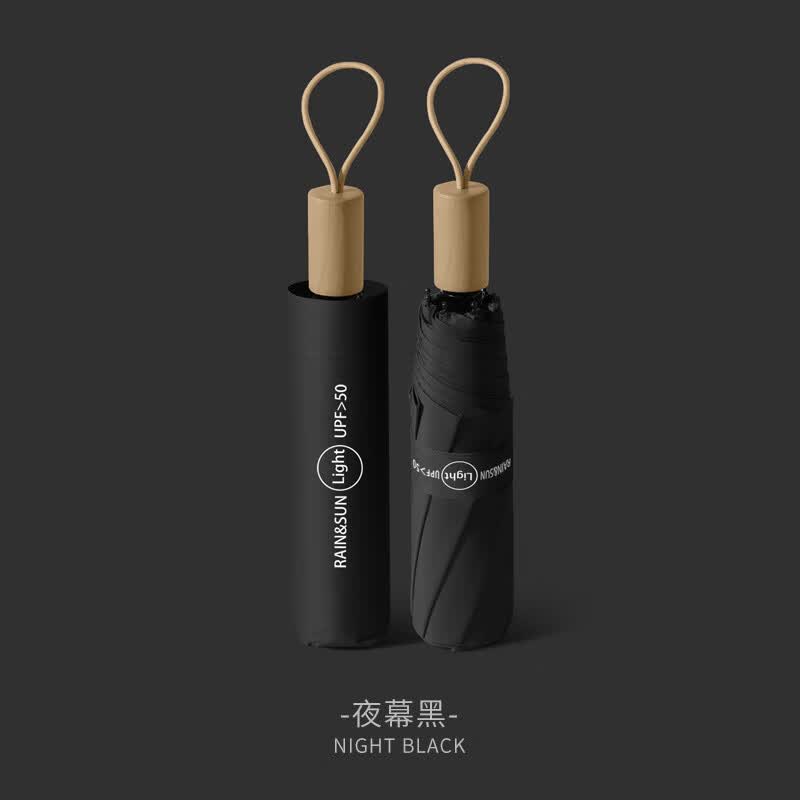 美度雨傘晴雨兩用傘男女學(xué)生防曬大號(hào)折疊定做定制印刷LOGO廣告?zhèn)?夜幕黑