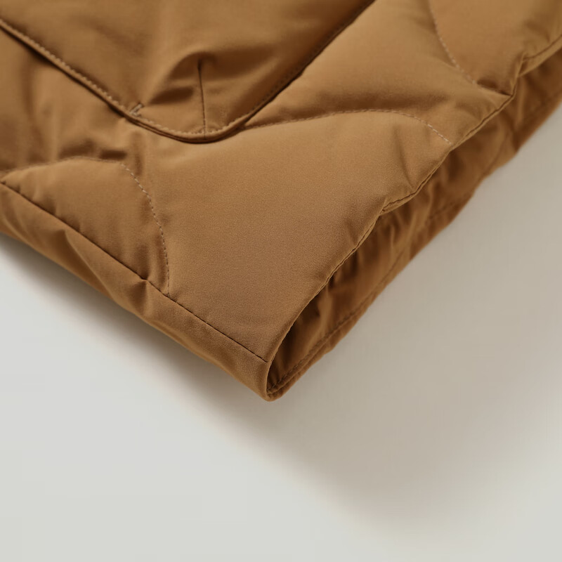 雪中飞秋冬新款男士休闲防风保暖工装大口袋立领连帽羽绒服 黑色|8056 XL /180/96A