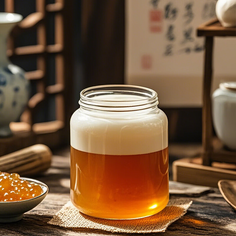 山东支氏红茶菌康普茶胃宝菌海宝菌醋蛾子 五年老菌共6斤(老菌4斤+菌液2斤)