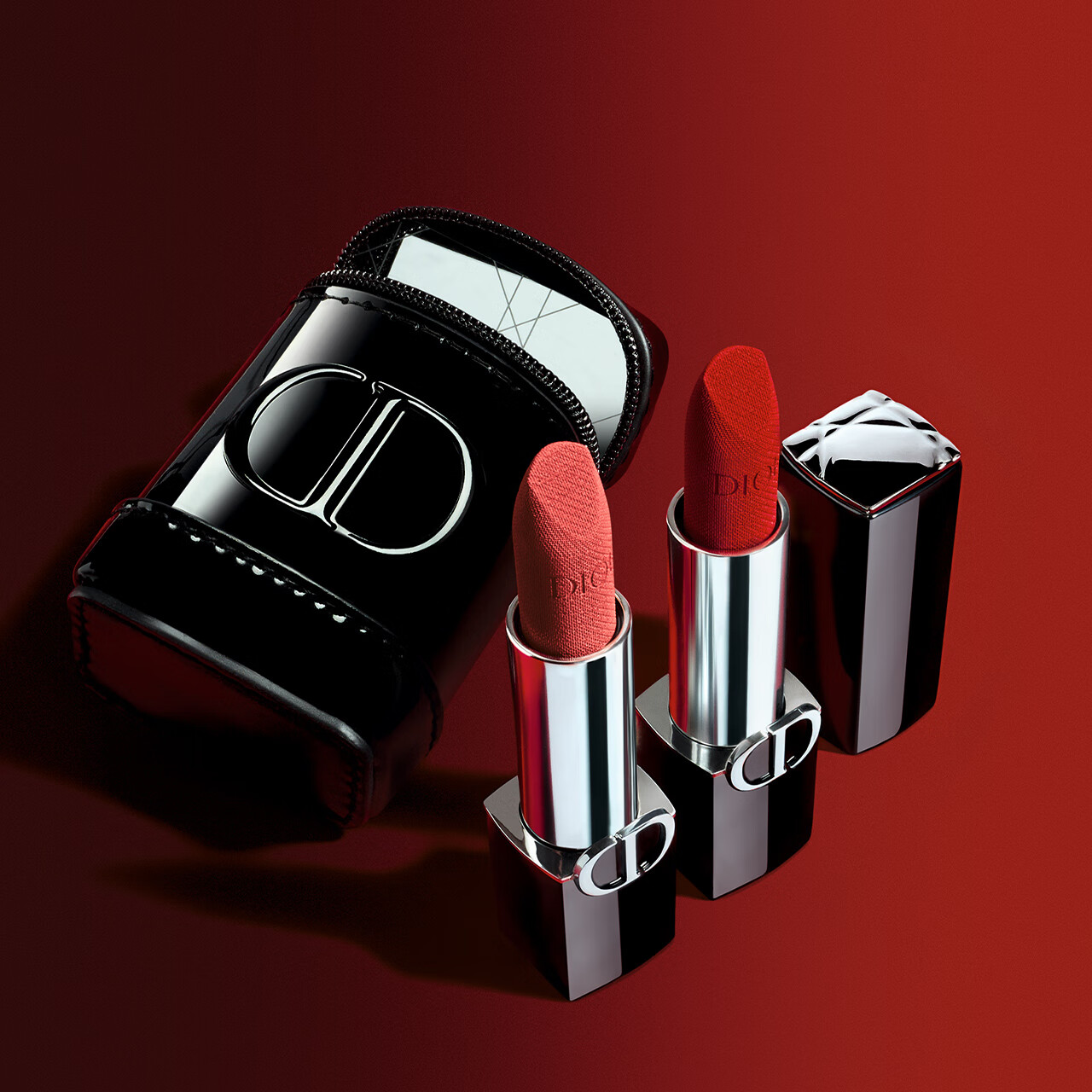 迪奥DIOR【享随身包】烈艳蓝金唇膏高订口红礼盒(999+720)新年礼物