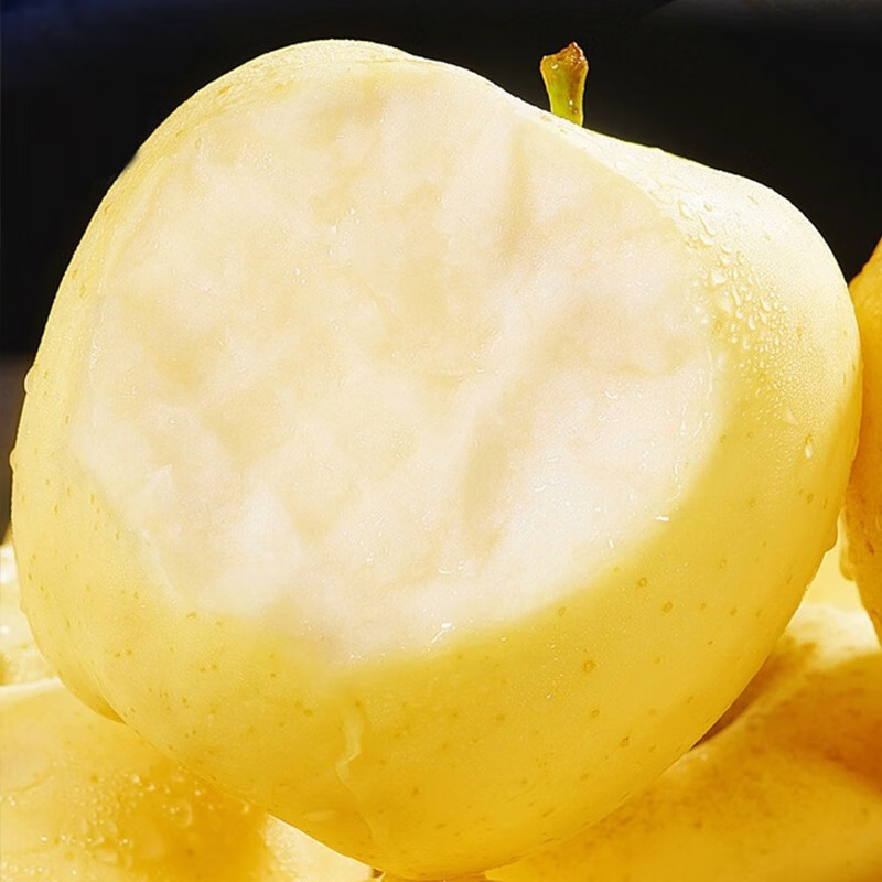 佟创山东烟台红富士苹果 水果新鲜当季生鲜 脆甜多汁山东特产脆甜整箱 奶油红富士75-80mm 净重4.5斤