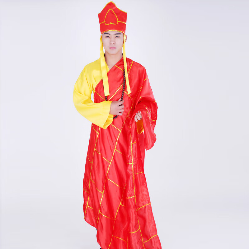 舞韵道士服 唐僧袈裟和尚僧人西游记道具道袍黄海清演出服装法海袈裟