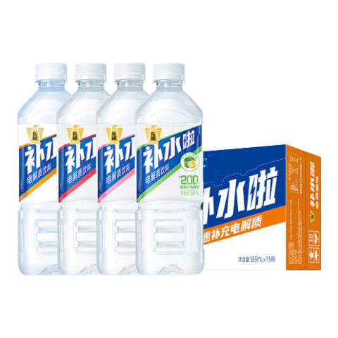 东鹏特饮补水啦555ml*15电解质饮料瓶整箱快速补水【于适同款】 3~4口味混合