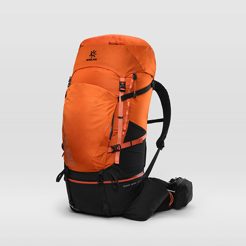 KAILAS凱樂(lè )石Carbon 65+10 重裝登山徒步背包碳板戶(hù)外運動(dòng) 氧化橙 XL