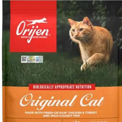ORIJIN原始猎食橘猫鸡六种鱼进口猫粮
