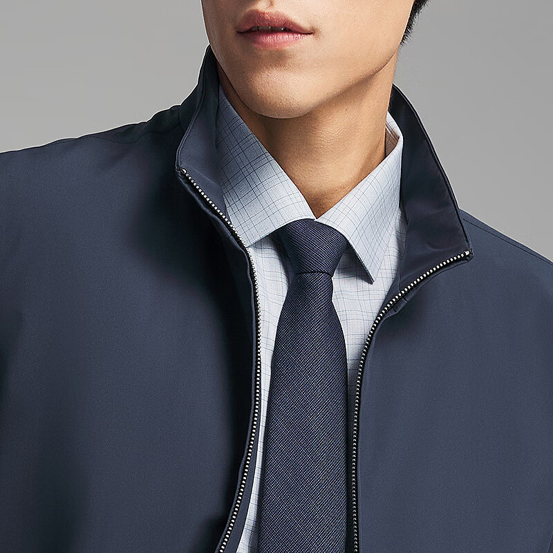 雅戈尔（YOUNGOR）羽绒服男士立领商务款品质面料鹅绒充绒羽绒服温暖舒适2025新品 灰蓝 XL 180/100A （推荐150-160斤）