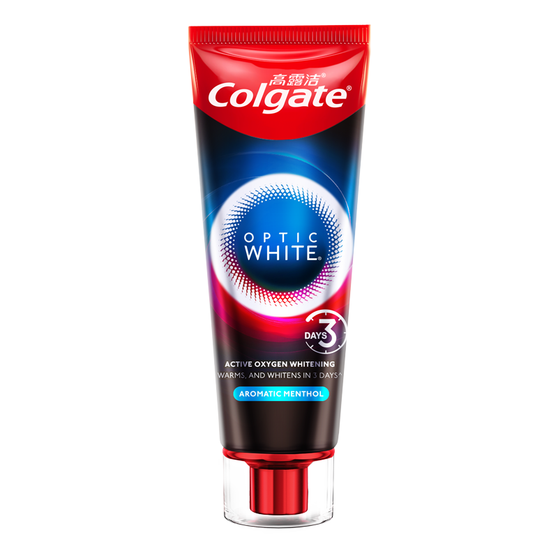 高露洁（Colgate）速感白美白牙膏亮白去黄去口臭去牙渍去烟渍牙膏清新薄荷85g