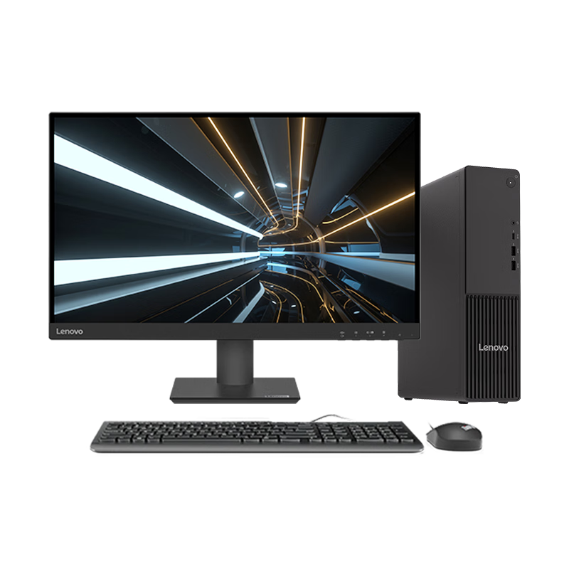 联想扬天M4000q 商用办公台式电脑台式机主机(酷睿Ultra5 225 32G DDR5 1TB)27英寸全套 国家补贴