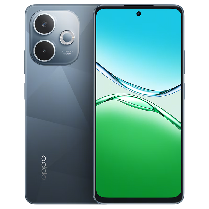 OPPO K13x 8GB+256GB 矅黑 信号穿墙王 超流畅ColorOS 15 IP69 防尘防水 5G 学生智能手机