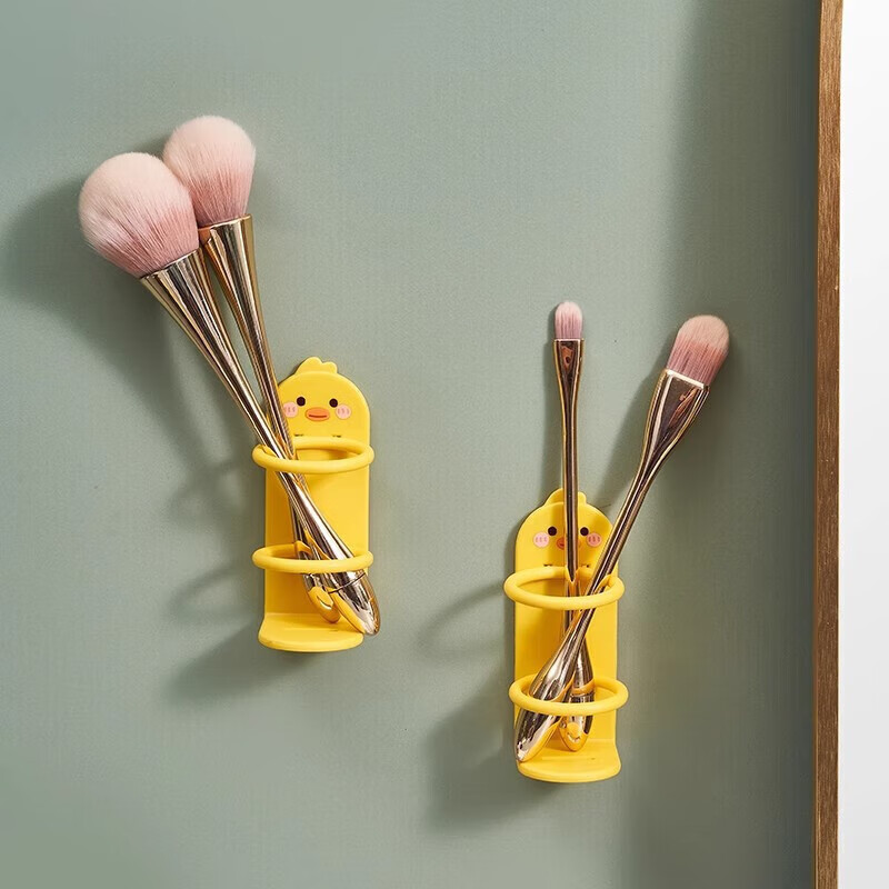 【厂家直发】家具电动牙刷置物架壁式挂免打孔墙壁挂架卫生间情侣 粘贴牙刷架-1个装 无规格