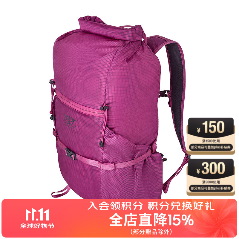 MYSTERY RANCH神秘农场MR 户外休闲运动In and Out 18L/25L可收纳皮肤双肩背包 灰紫色25L