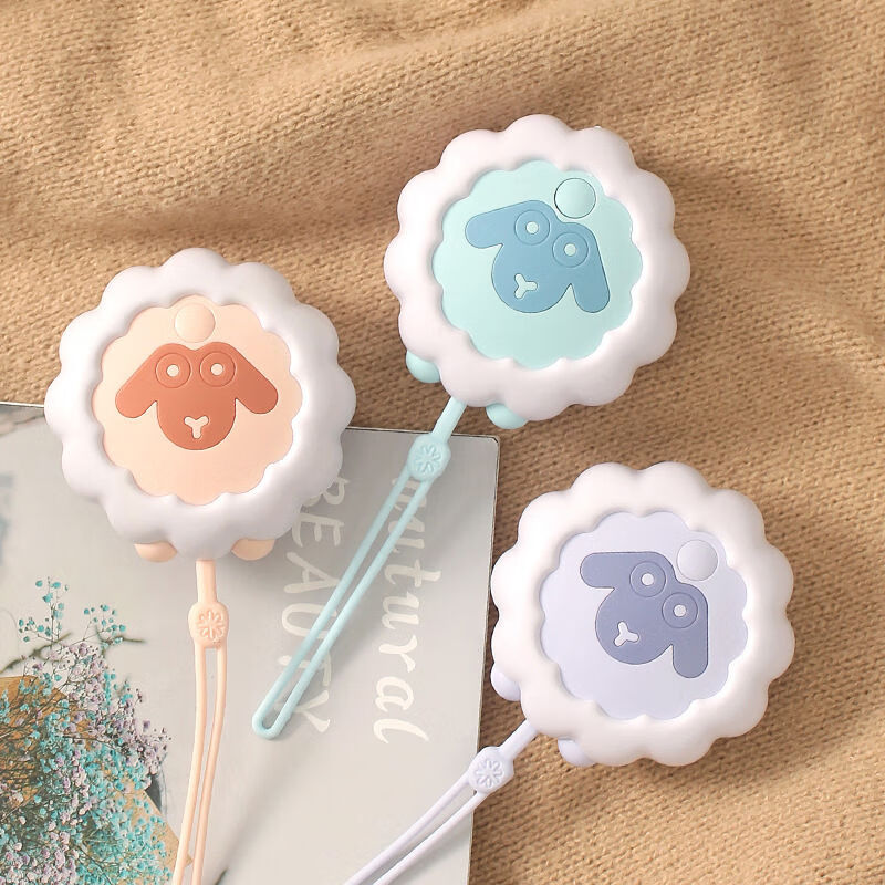 中掌柜创意萌趣USB暖手宝充电式便携迷你暖手宝可爱宠物暖宝宝 小绵羊暖手宝颜色随机