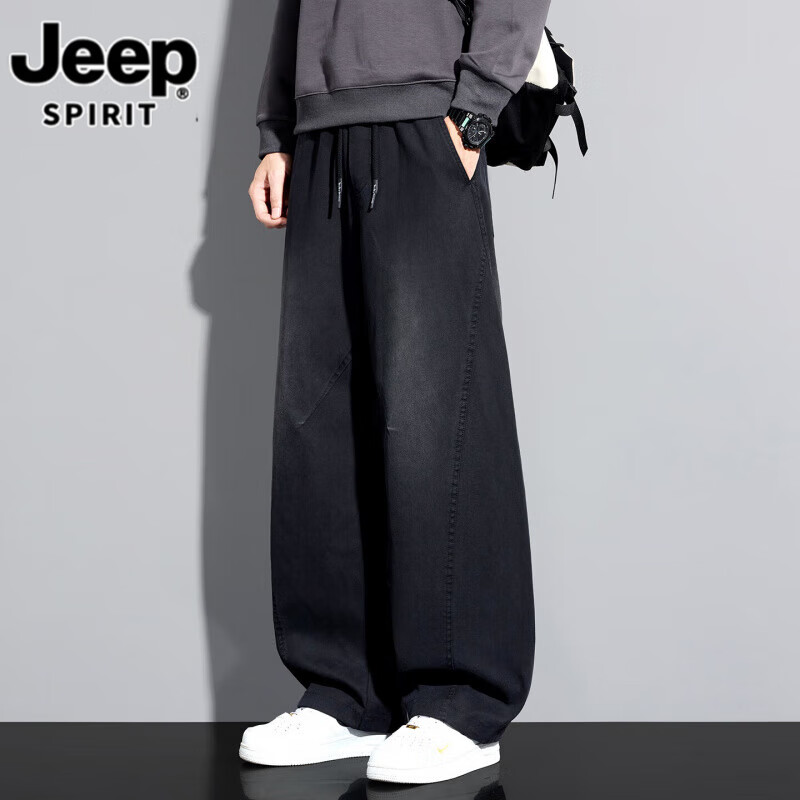 ���ڲ�����JEEP SPIRITţ�п���ʿ��ʽ�߽��䵶2025�＾�¿�ƿ�������ˮϴ���п����� F645��ɫ ���������ʡ� XL ����32-33�룩����130-150�