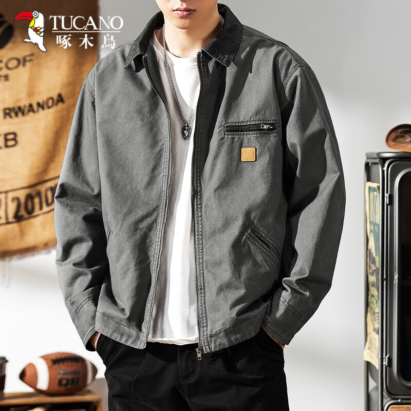 ���ڲ�������ľ��TUCANO���������żп���ʿ��װ��ʽ����ƴ�ӷ��촿����ĥ��װ���������� 082����ɫ M ��115-130� 915.4Ԫ��5��(��183.08Ԫ/��)