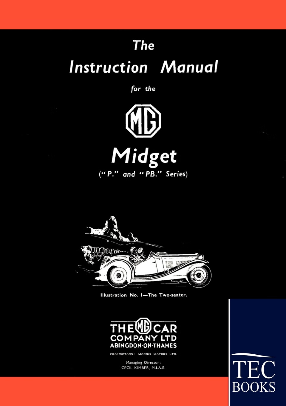 【预售 按需印刷】instruction manual for the mg midget (p/pb