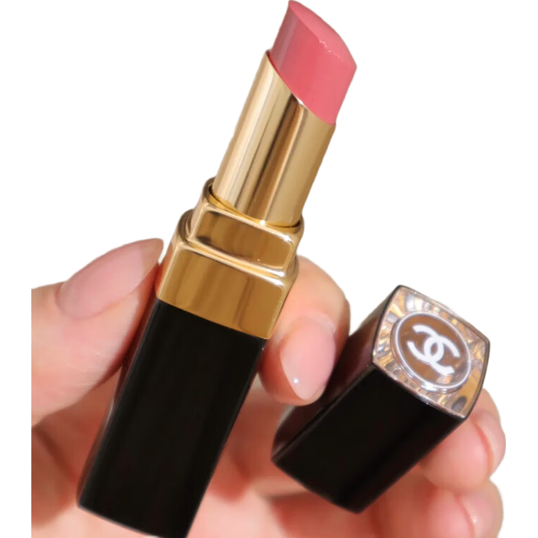 香奈兒（Chanel）口紅絲絨炫色炫光雙效持妝唇膏唇釉coco滋潤送女友送老婆節日禮物 炫光90#蜜桃豆沙  經(jīng)典禮盒
