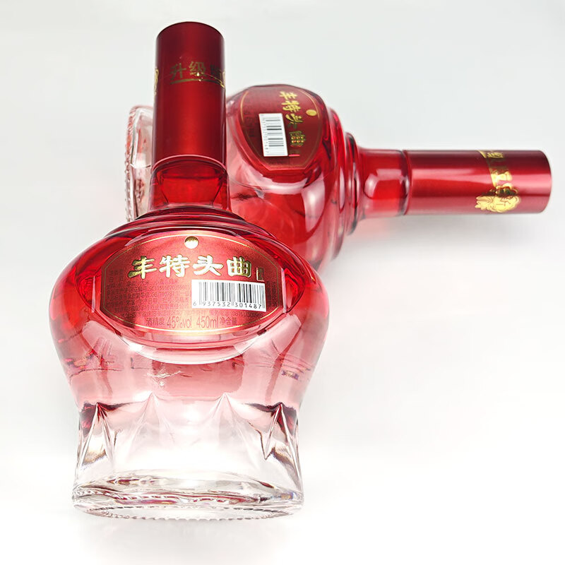 丰特浓香型白酒52度高度纯粮食酒口粮酒四川白酒宴请年货送礼 45度 450mL 2瓶 装丰特头曲