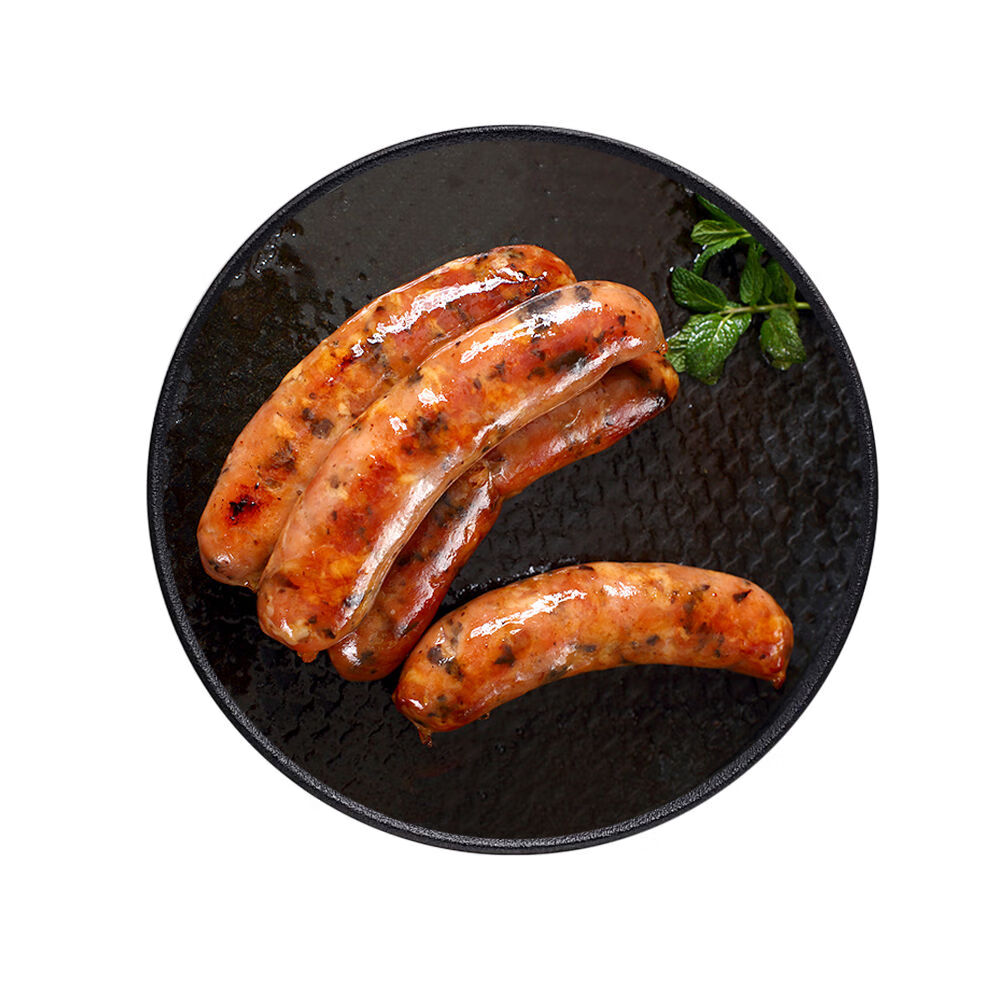 喜旺（Siwin Foods）喜旺0添加羊肚菌大塊肉烤腸純豬肉火山石烤腸香腸空氣炸鍋 大塊肉烤腸羊肚菌200g*2