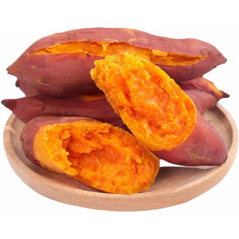 三萌果蔬云南高原蜜薯正宗西瓜红红薯新鲜红香薯黄心地瓜沙地红心番薯蔬菜 5斤臻品果【店长推荐】净4.5斤