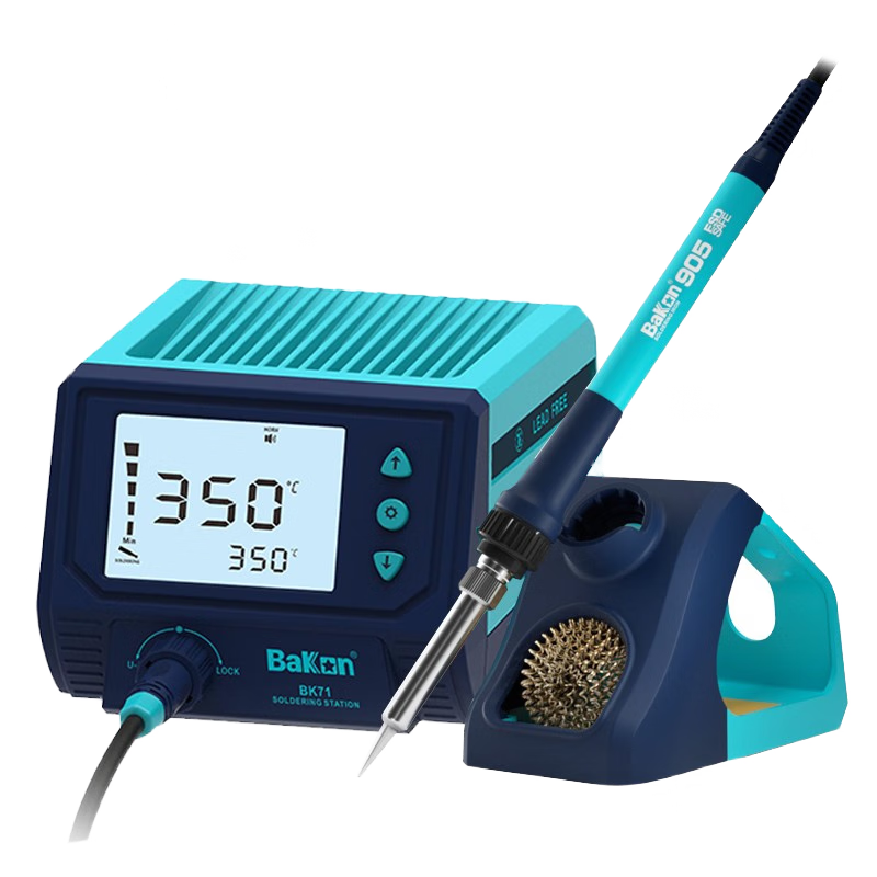 bakon白光焊臺電烙鐵小型家用控溫大屏數(shù)顯一體發(fā)熱芯 BK71套餐一