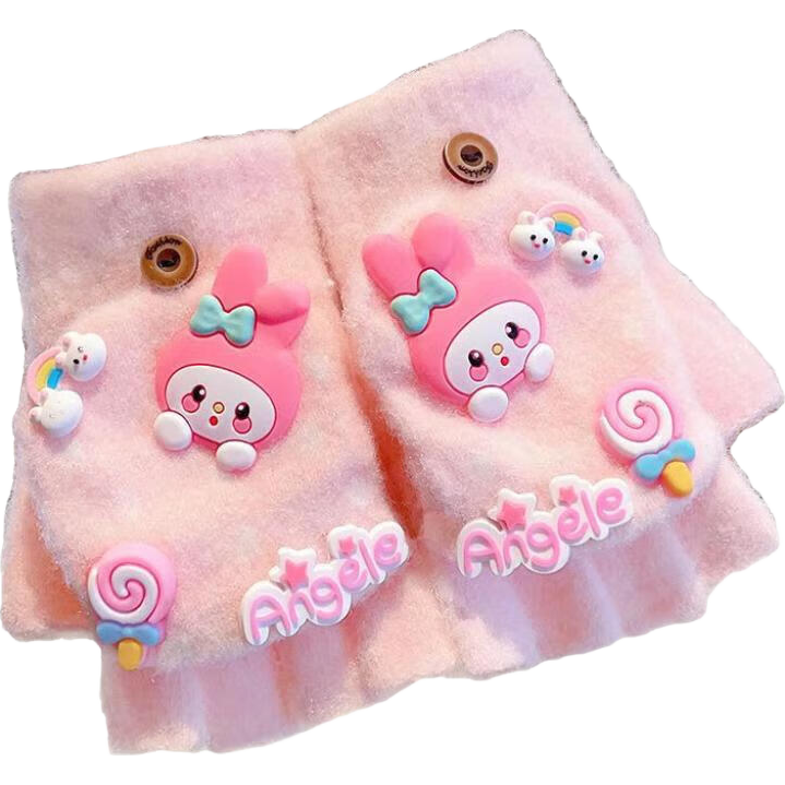 ��ͯ�����ﶬ����ů�ɰ�С����ͨ������Ůͯ��ָ���Ǳ�����ָд�� ST004-��ɫ���ֵ� ��3-14�꡿ 7.99Ԫ