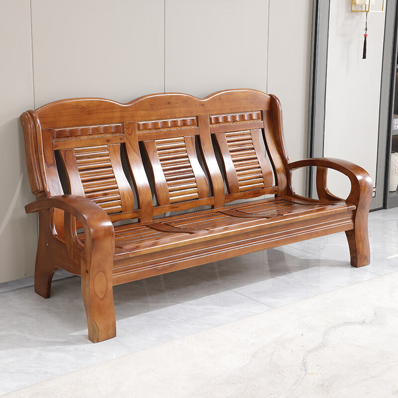 中酷实木沙发组合老式木制客厅中式家具红椿木质春秋椅小户型木沙发