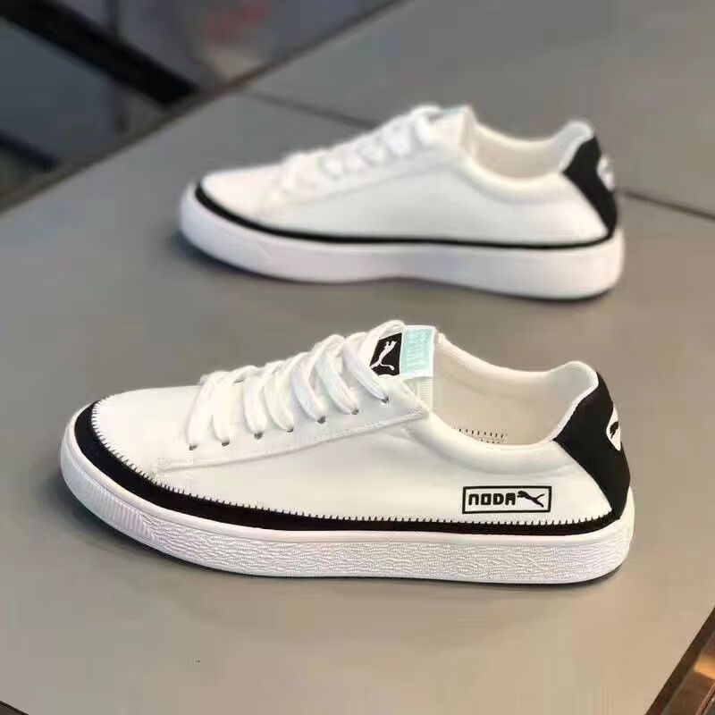 FSAT滑板鞋平板鞋男士帆布鞋2026春夏时尚低帮板鞋男透气百搭运动鞋男 湖蓝 39