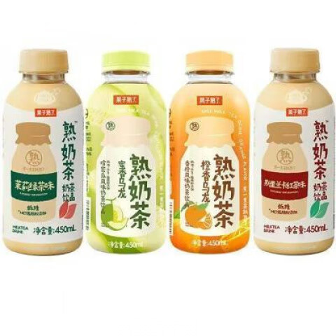 果子熟了新日期 果子熟了熟奶茶15瓶低糖綠茶紅茶味奶茶飲料瓶裝整箱 紅茶味15瓶(低糖)-