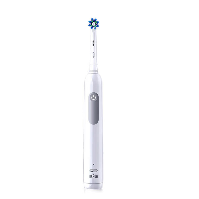 欧乐B（Oral-B）OralB/欧乐B电动牙刷Pro1深度清洁情侣款成人软毛小圆头感应式 Pro1极简白[标配1枚刷头]