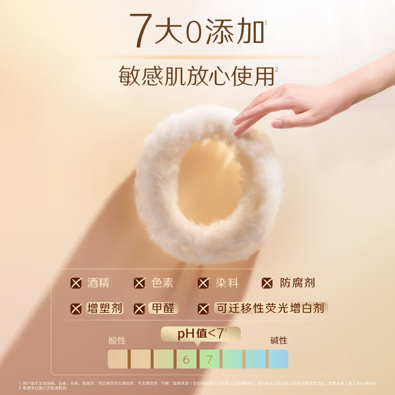 高洁丝【任选6件】卫生巾棉柔组合臻选放肆睡全周期日夜用多种款 阳光烘烘280mm6片