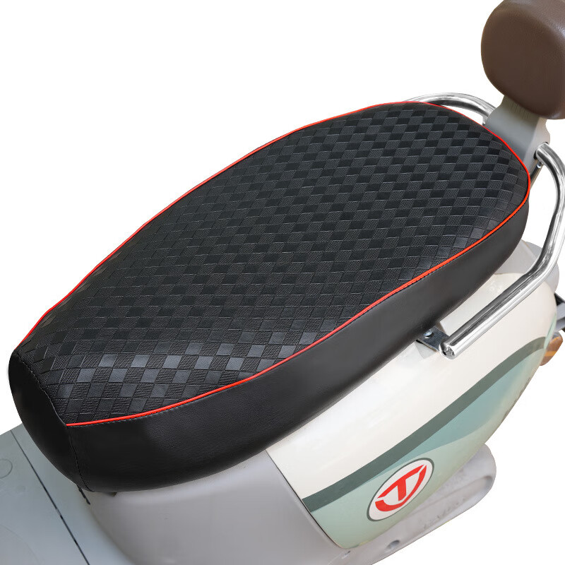 工马电动车摩托车坐垫套防水防雨加厚皮革电瓶车坐套通用座垫套子座位