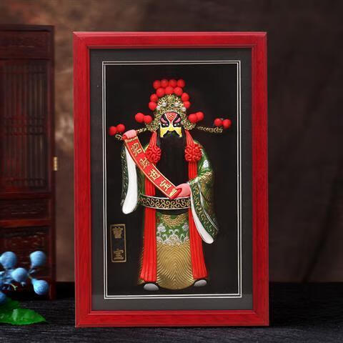 特色工艺品小礼物京剧脸谱摆件泥人天津故宫纪念 曹宝