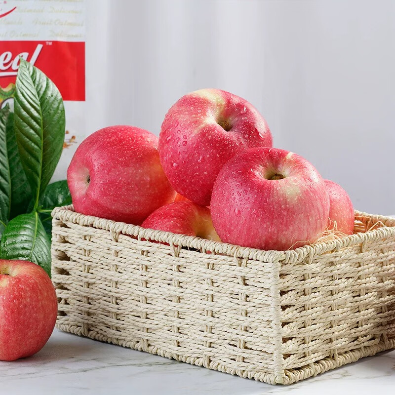 洛川苹果陕西嘎啦苹果2025年头茬新果新鲜采摘现摘现发新鲜苹果水果 15枚70mm礼盒装