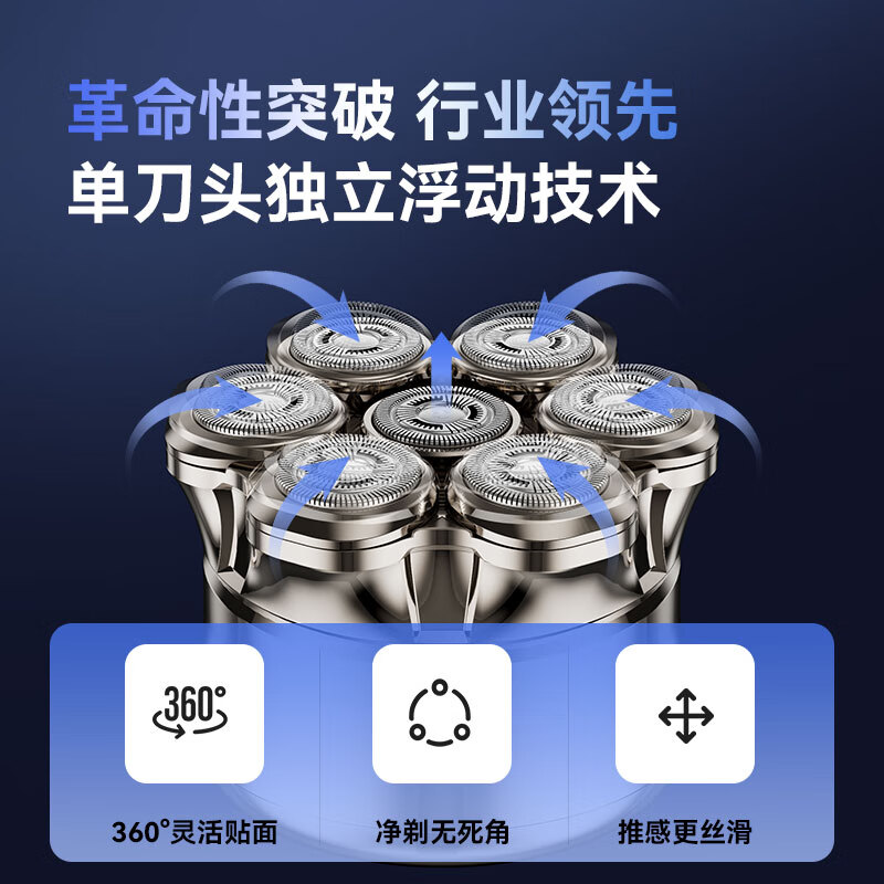 飒望德国理发器理发店专用八刀头光头神器剃光头专用自刮自助剃头发理发器电推剪电动剃头刀男士儿童 全枪色【升级版磁吸刀头】+备用刀头 【全网热销10W+】