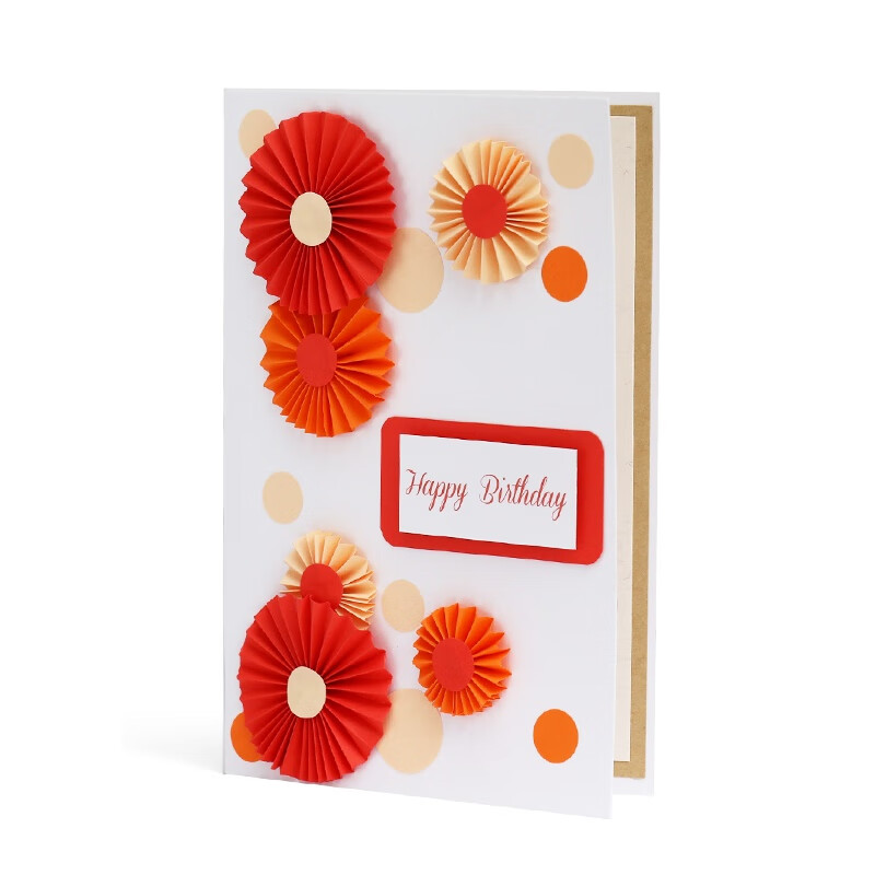 艾晴手贺手工折纸贺卡妈妈宝宝儿童学生日纪念日高级感恩礼品小众定制